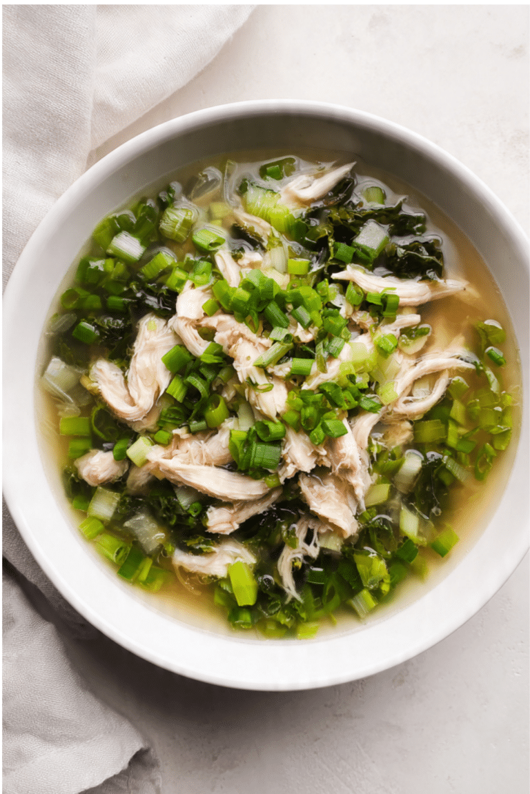 Scallion Chicken Soup