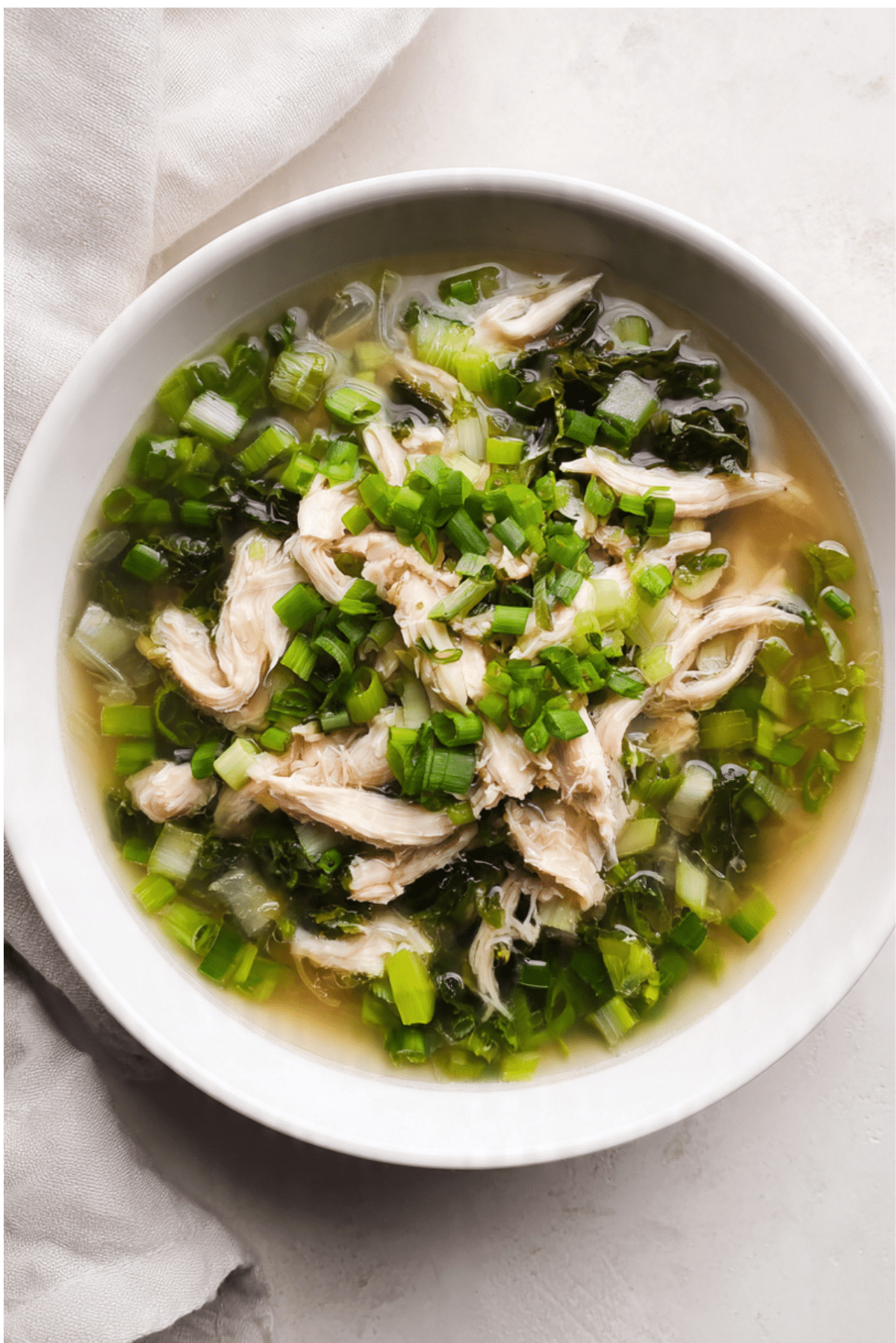 Scallion Chicken Soup