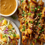THAI CHICKEN SATAY & PINEAPPLE SLAW