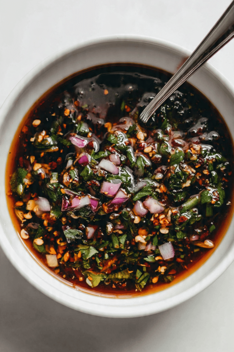 Homemade Nam Jim Jaew sauce