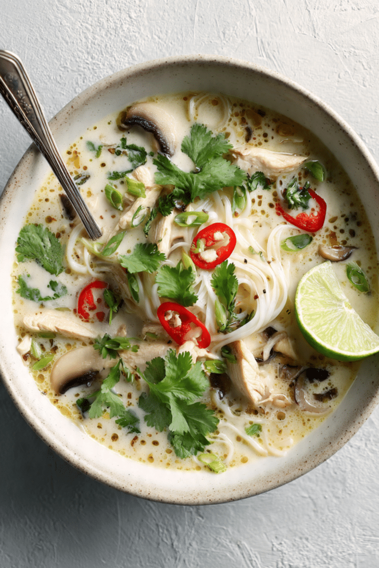 Thai Coconut Chicken Soup