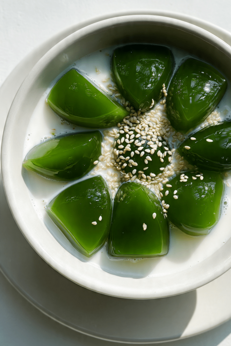 Kanom Piak Poon Dessert