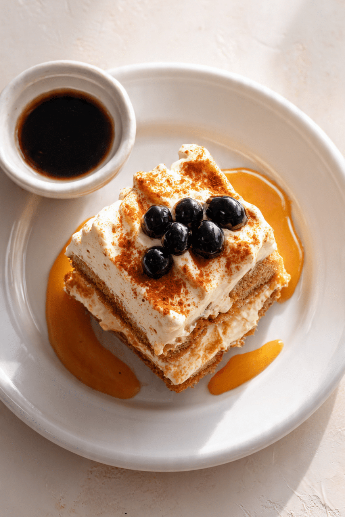 Thai tea tiramisu
