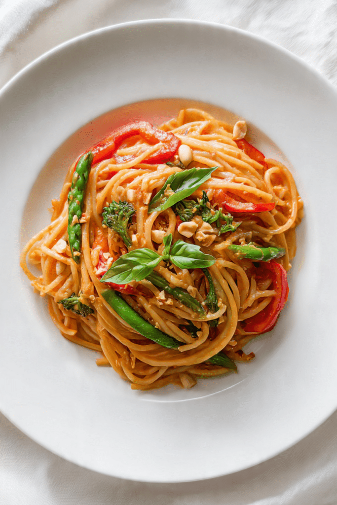 Thai red curry pasta