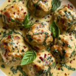 CREAMY MARRY ME CHICKEN MEATBALLS