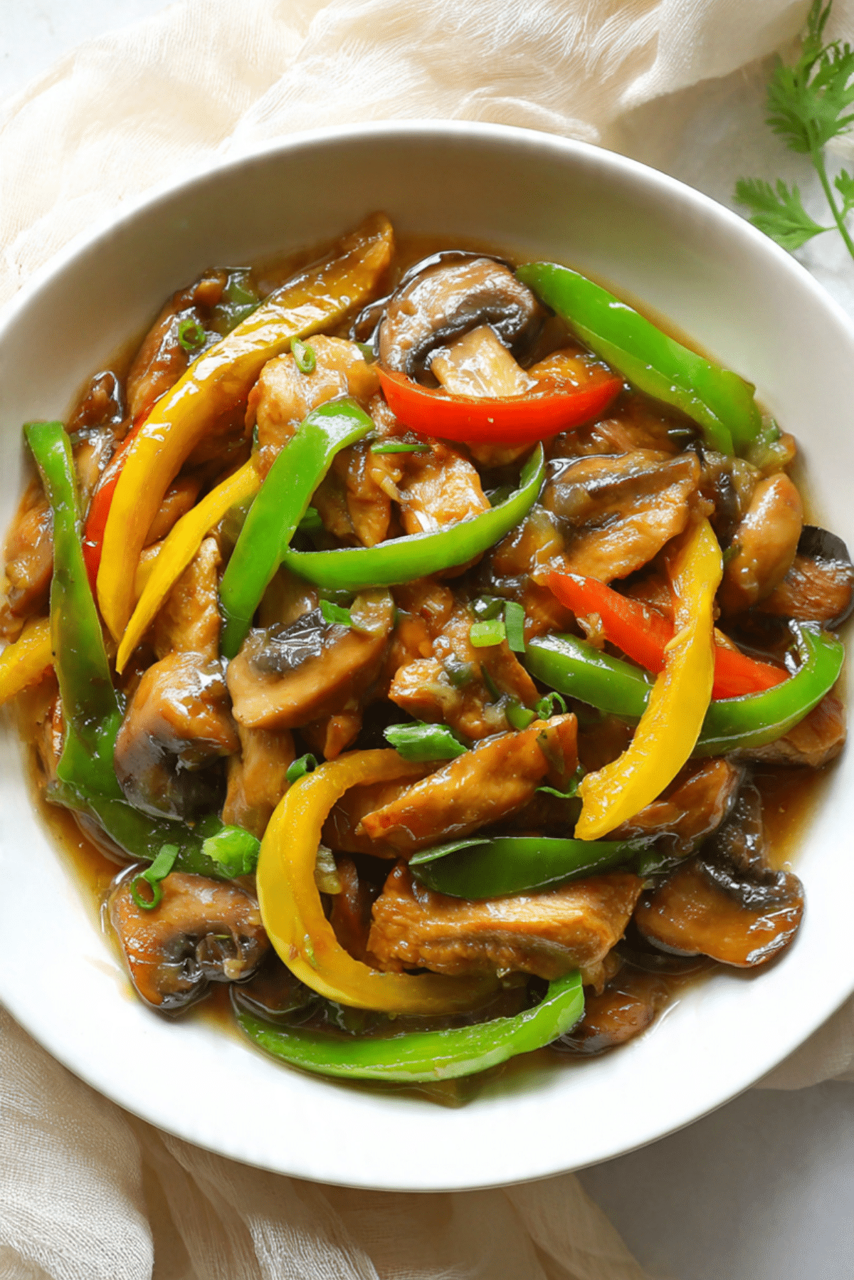 Thai Ginger Mushroom Chicken