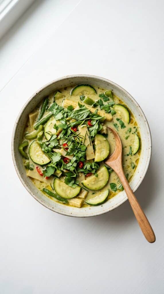 Green Curry Coconut Broth