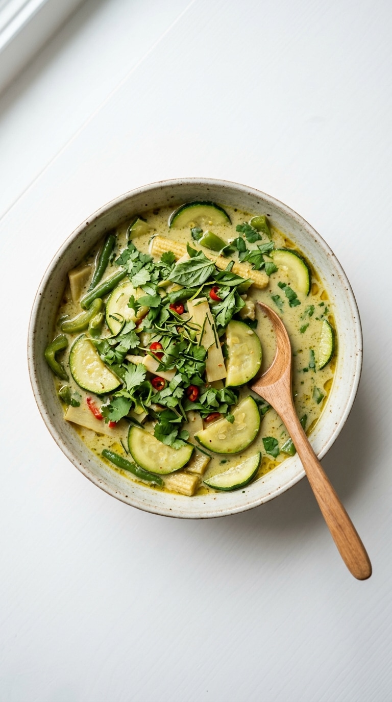 Green Curry Coconut Broth