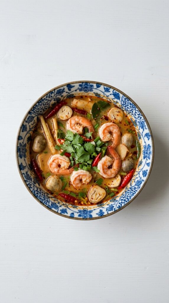 Spicy Thai Tom Yum Broth