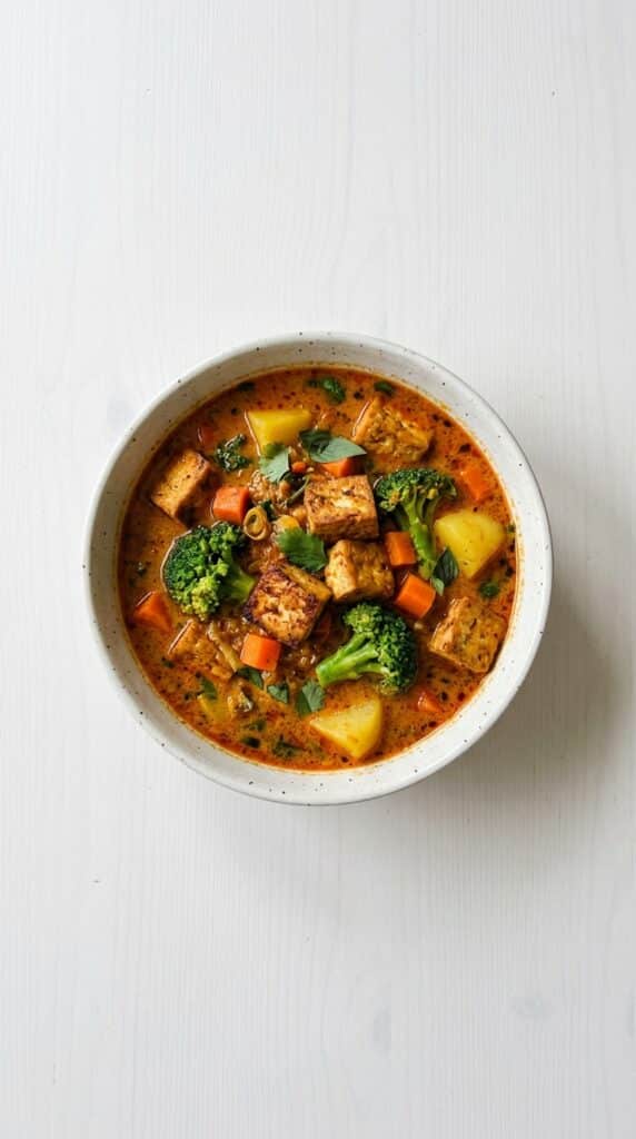 Vegan Red Curry Broth