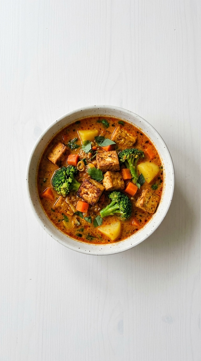 Vegan Red Curry Broth