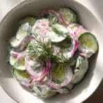 Cucumber and Sour Cream Salad