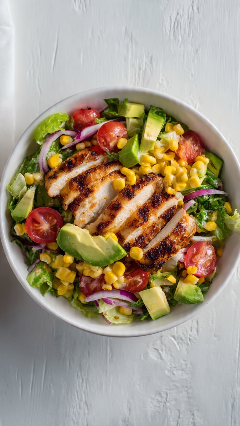 Grilled chicken salad