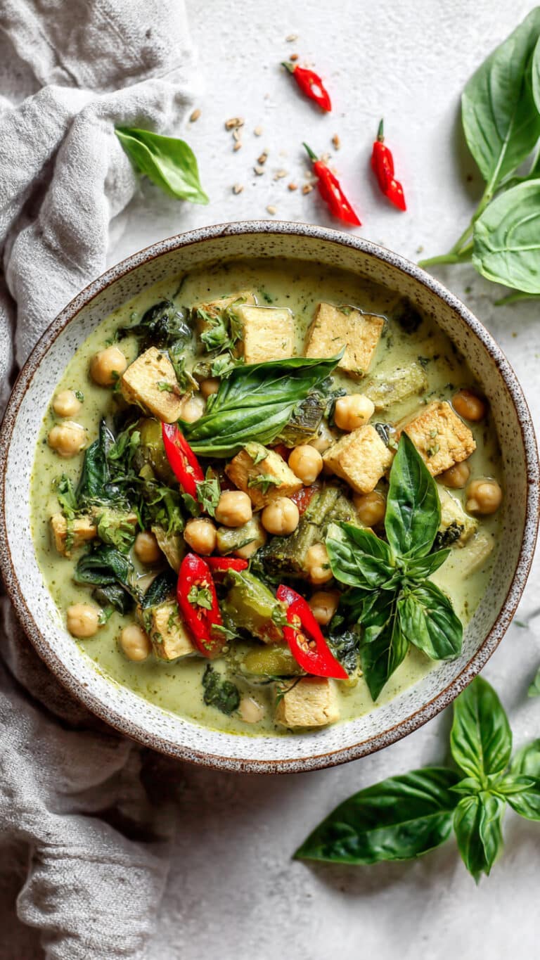 Vegan Chickpea Thai Green Curry