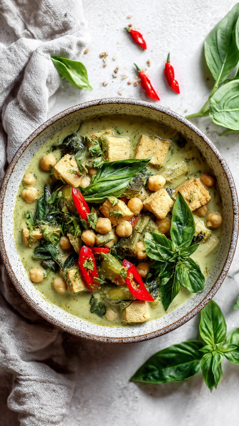 Vegan Chickpea Thai Green Curry