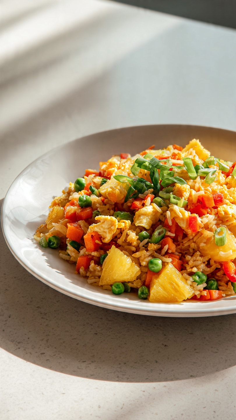 Spicy Thai Pineapple Fried Rice