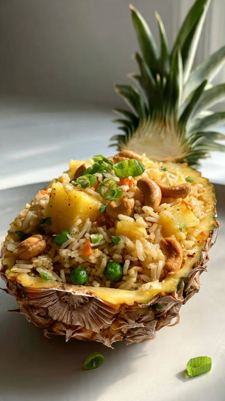 Pineapple Bowl Presentation Fried Rice