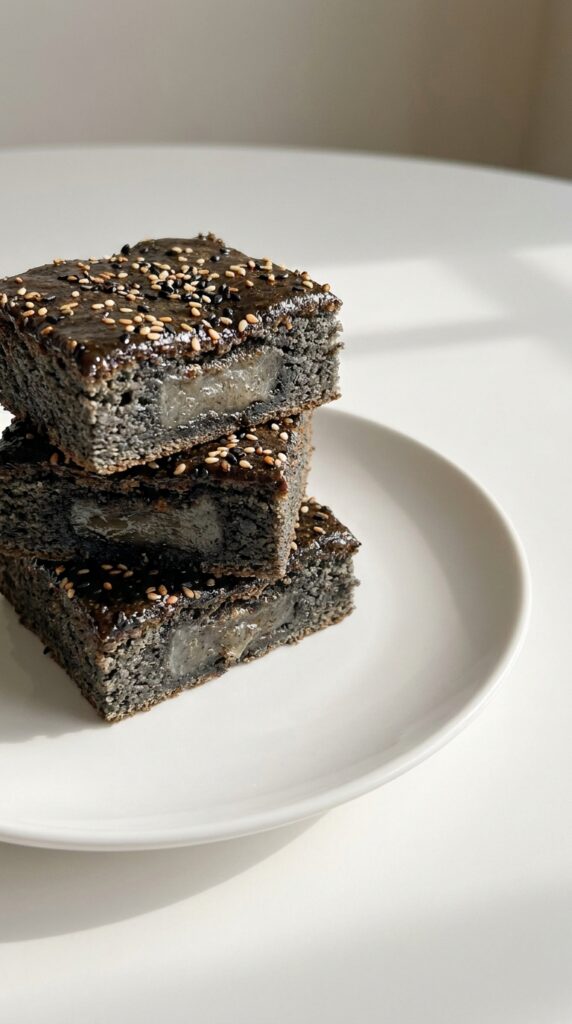 Black Sesame Thai Tea Mochi