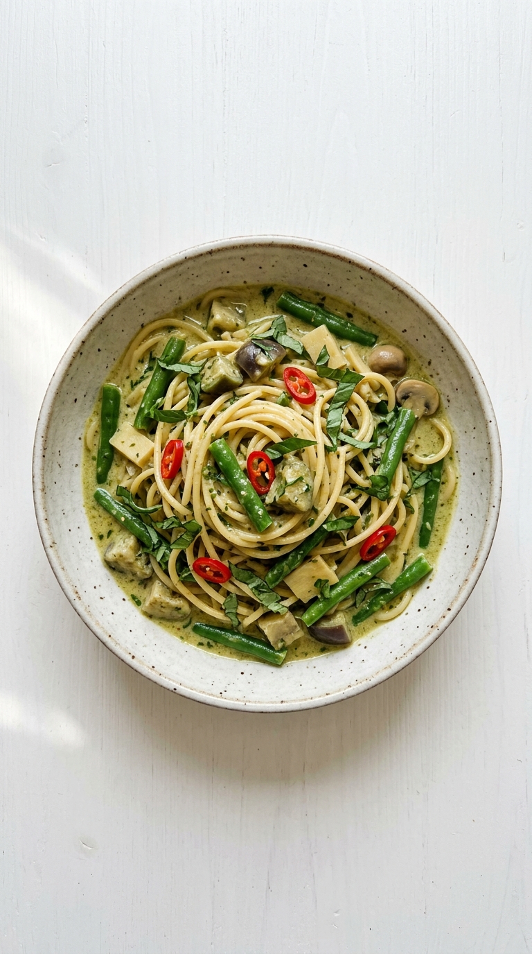 Thai Green Curry Pasta