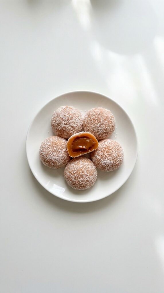 Coconut Thai Tea Mochi
