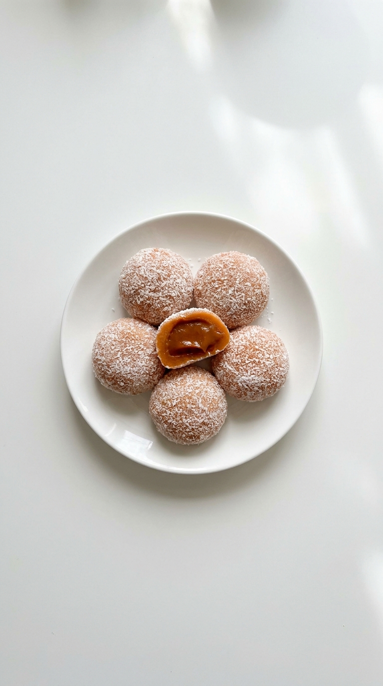 Coconut Thai Tea Mochi