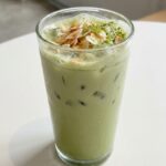 Toasted Coconut Iced Matcha Latte Recipe
