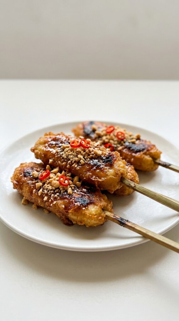 Thai Fried Bananas with Coconut Glaze