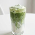 Healthy Iced Coconut Matcha with Collagen