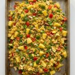Sheet Pan Pineapple Fried Rice