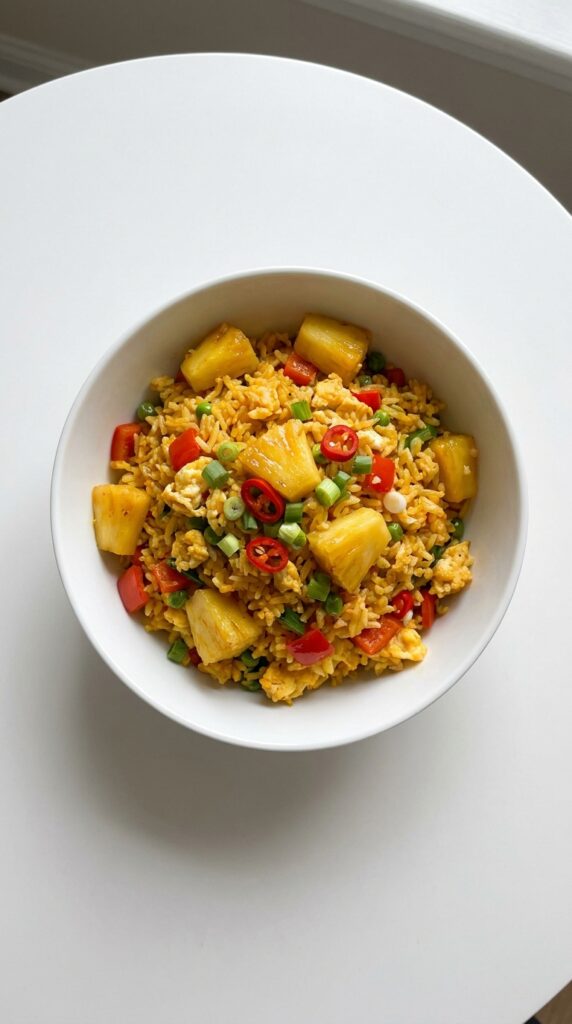 Spicy Pineapple Fried Rice