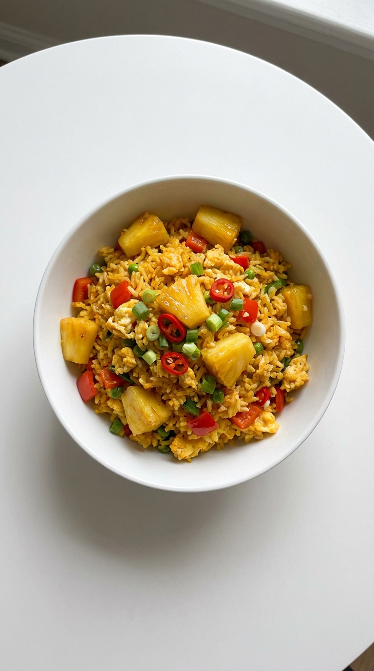 Spicy Pineapple Fried Rice