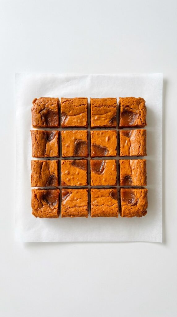 Thai Tea Mochi Brownies
