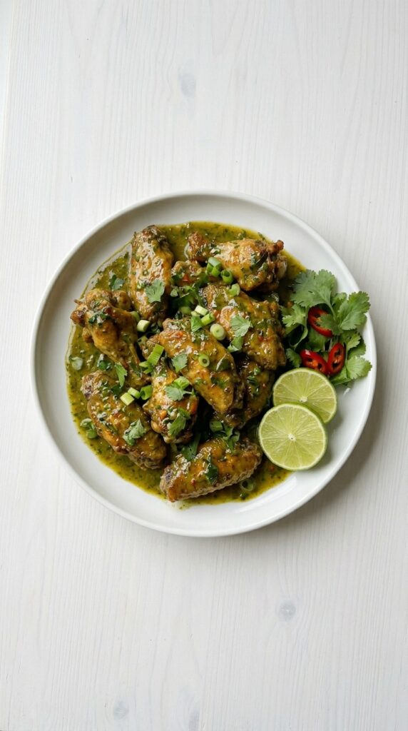Thai Green Curry Chicken Wings