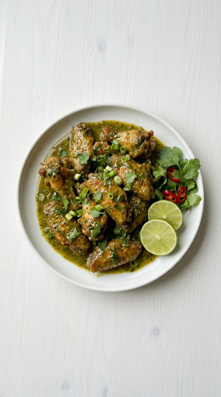 Thai Green Curry Chicken Wings