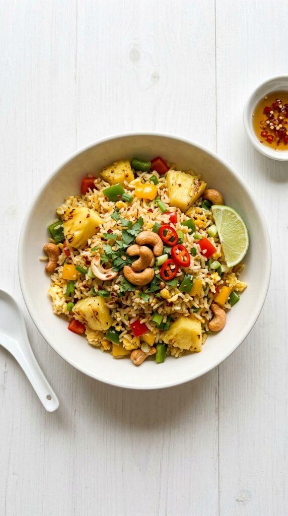 Extra Cashew Thai Pineapple Fried Rice