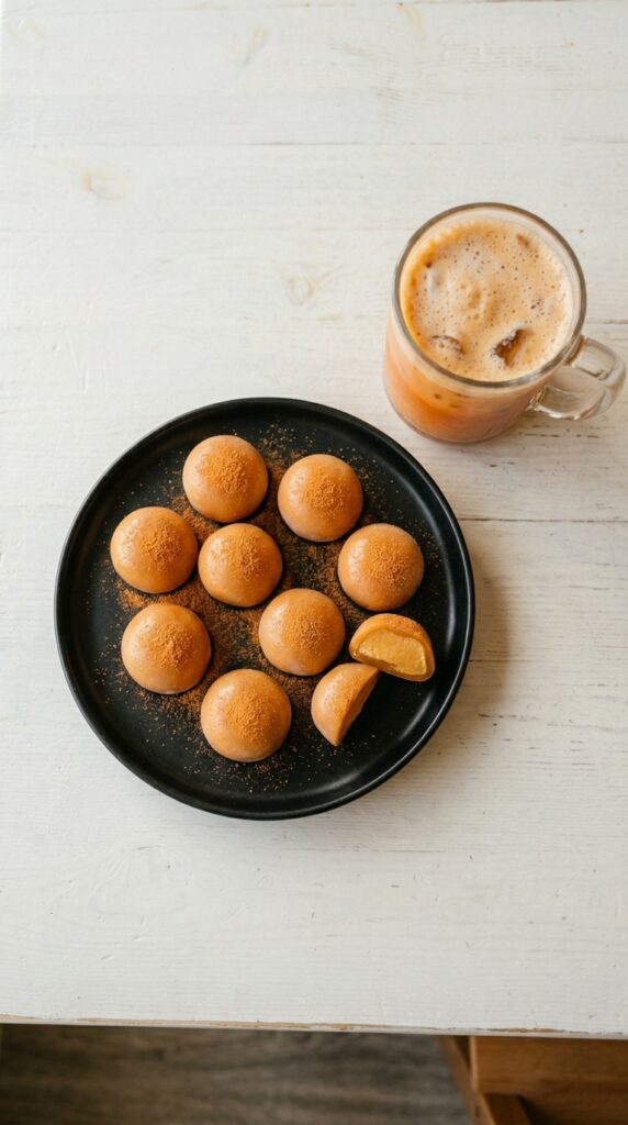 Small Batch Thai Tea Mochi