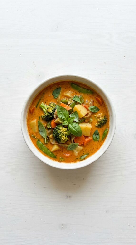 Vegan Red Curry Broth
