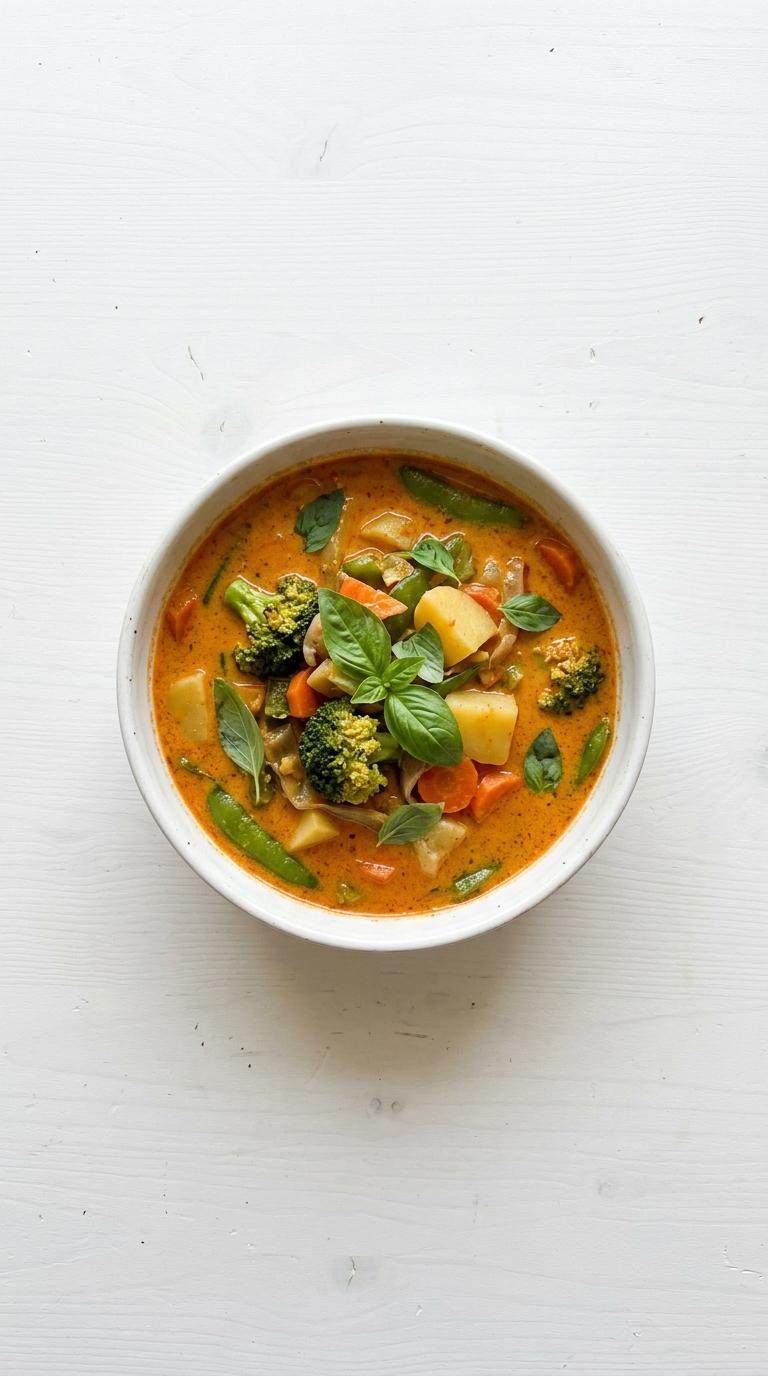 Vegan Red Curry Broth
