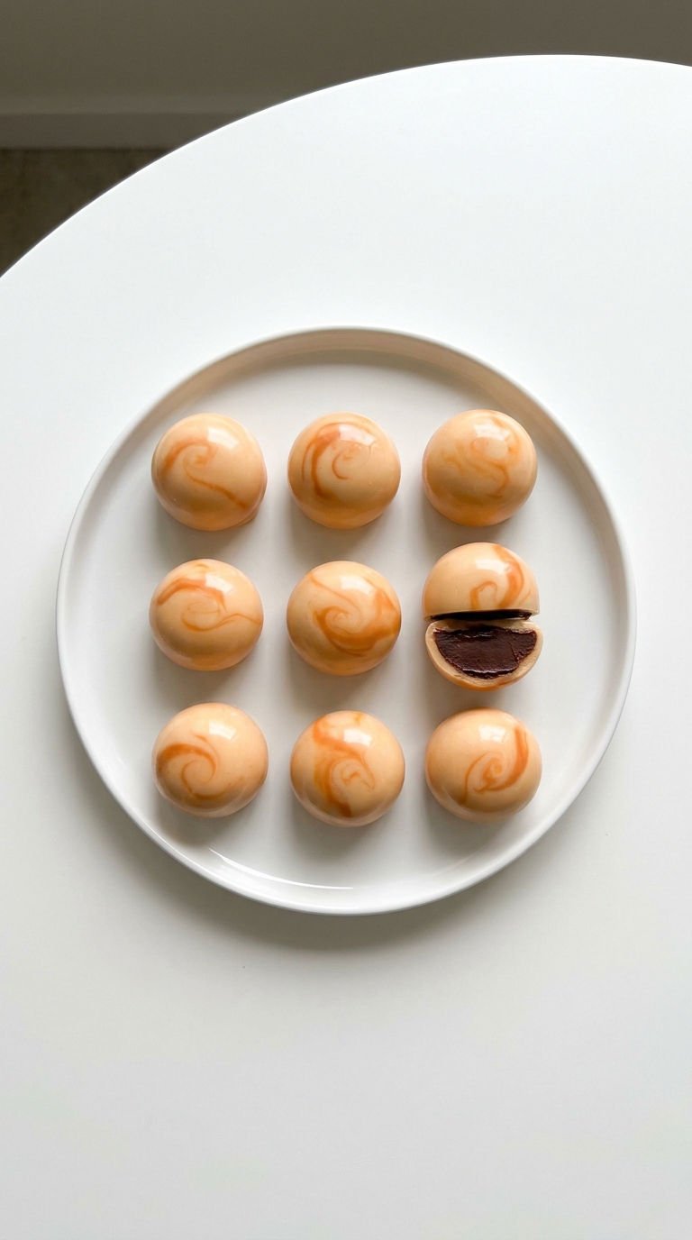 White Chocolate Thai Tea Mochi